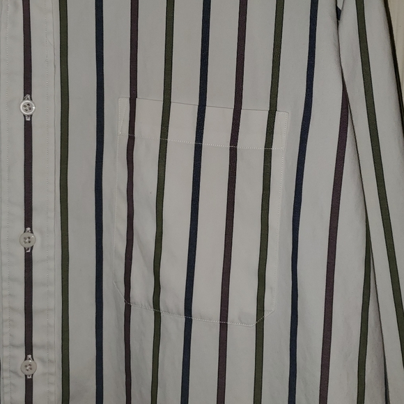 5 for $20 | Nordstrom Classic Multicolored Striped Button Down Long Sleeve Shirt - Picture 3 of 15